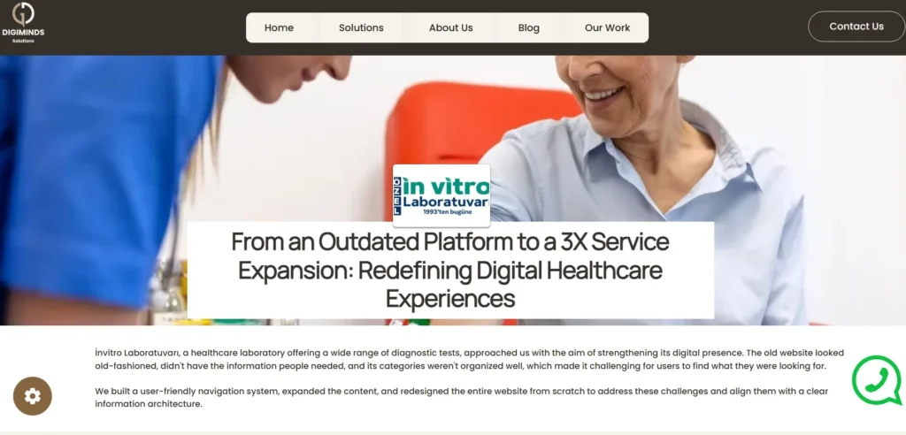 Digiminds Case Study Page