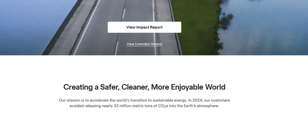 Tesla Impact Page