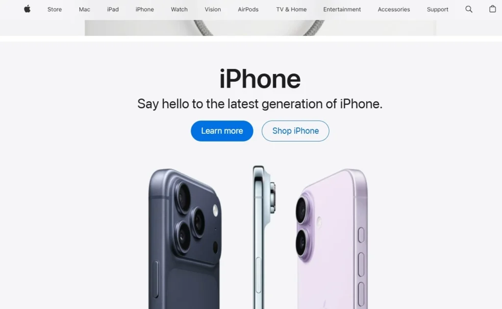 Iphone Website