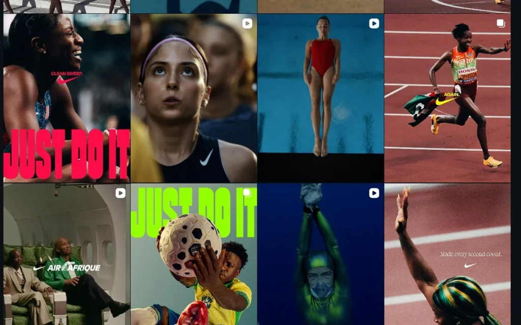 Nike Instagram Page