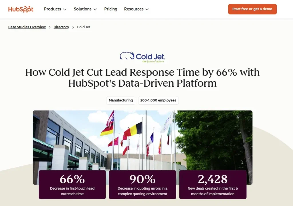 Case Study Result Box Example