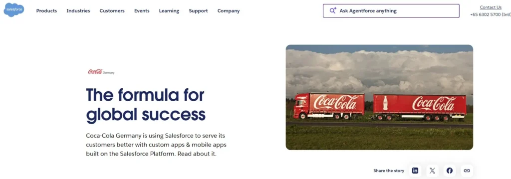 Salesforce Customer Story – Coca-Cola Germany