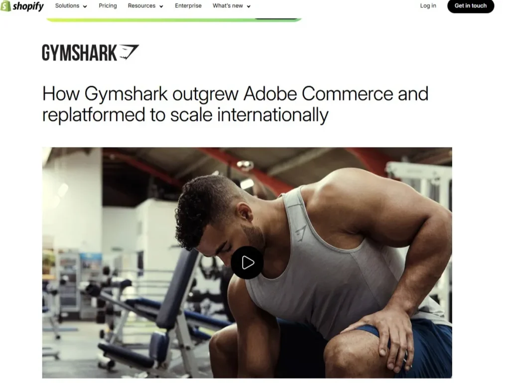 Shopify Plus Case Study – Gymshark