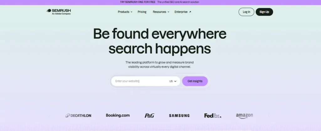 A strong homepage 