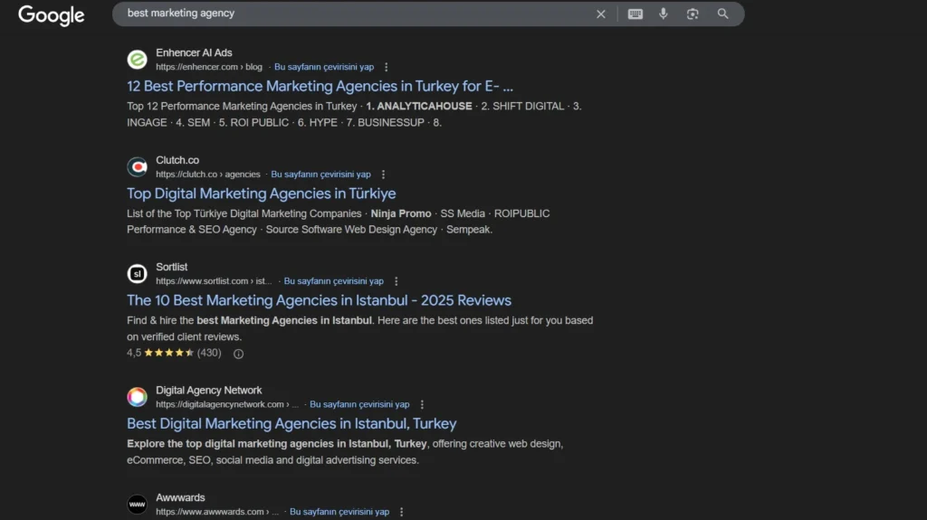 Organic Traffic Search