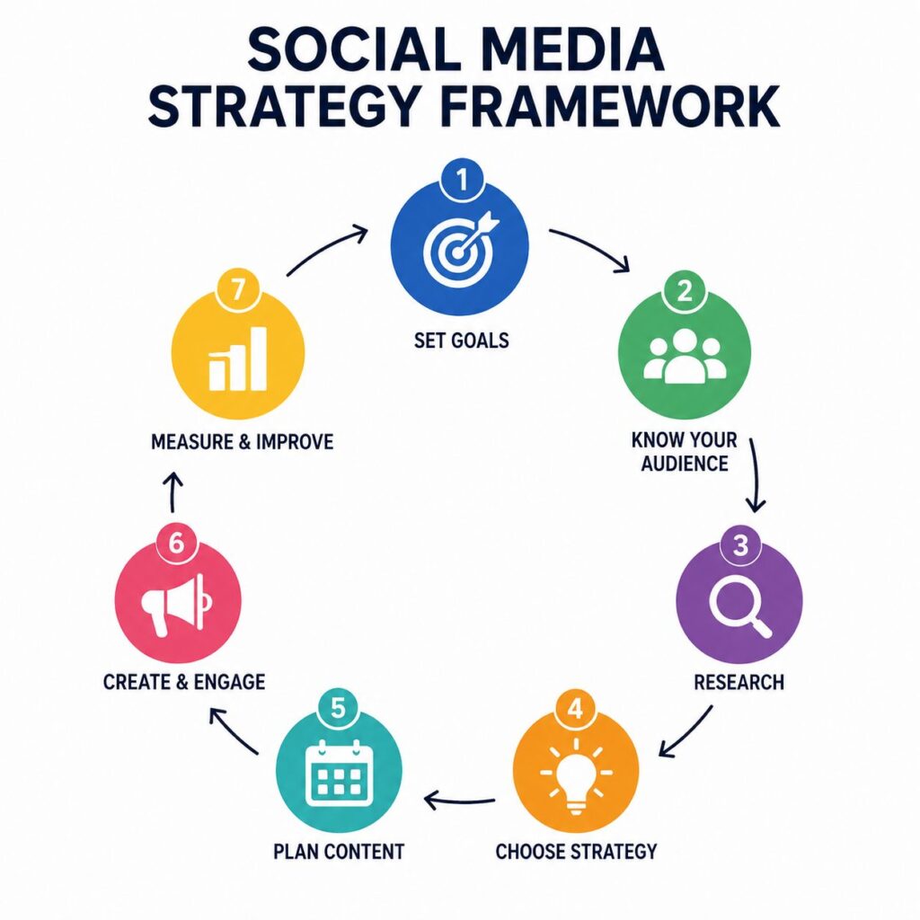 Social media strategy framework
