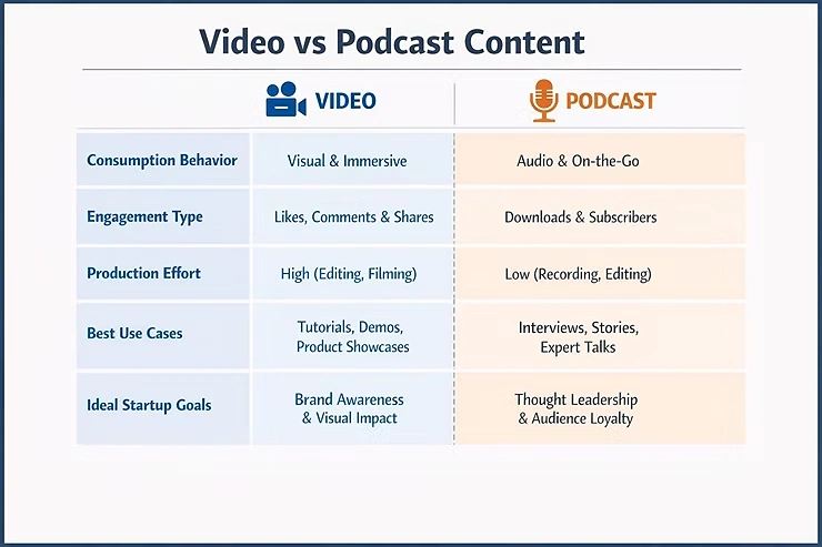 Video And Podcast Content Strategy