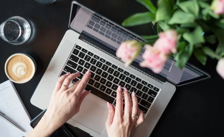 Woman Writing Content